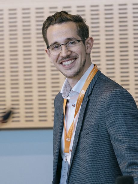 Florian Keppeler at a King Frederik Center event
